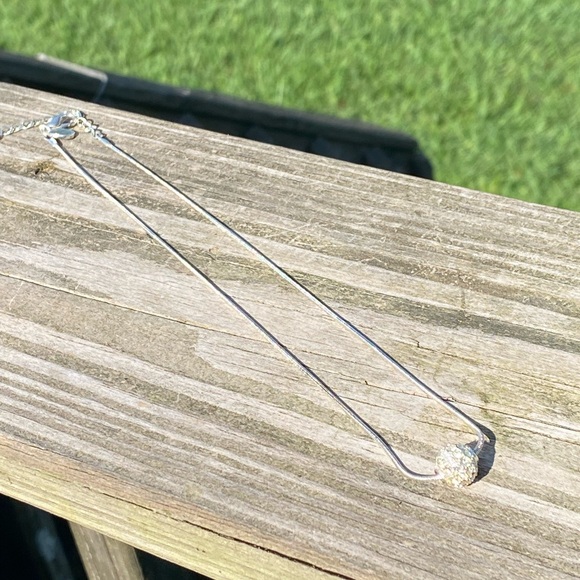 New York Collection crystal studded ball slide necklace - Picture 4 of 6